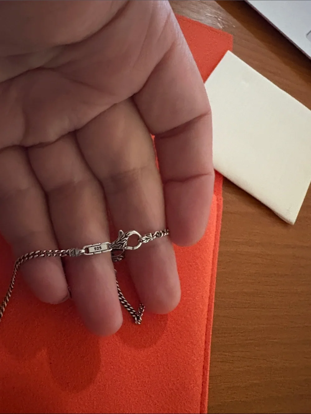 John Hardy The Canang Amulet and long Chain - brand new in pouch
